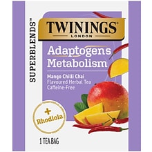 Twinings Boost Mango Chili Chai Herbal Tea Bags, 18/Box (F16073)