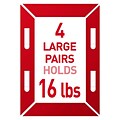 Command Medium and Large Picture Hanging Strips, 4 Pairs of Medium Command Strips, 8 Pairs of Large