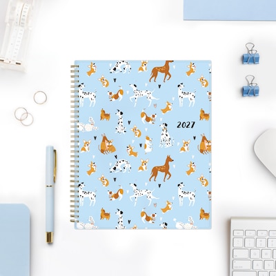 2027 Blue Sky 8.5" x 11" Weekly & Monthly Planner, Blue (164031)