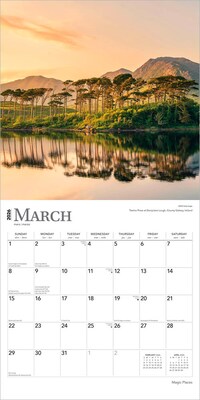 2026 BrownTrout Magic Places 12" x 12" Monthly Wall Calendar (9798330704439)