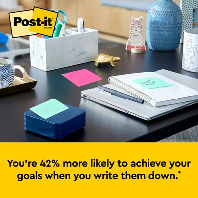 Post-it Pop Up Sticky Notes, 3 x 3 in., 12 Pads, 100 Sheets/Pad, The Original Post-it Note, Poptimis