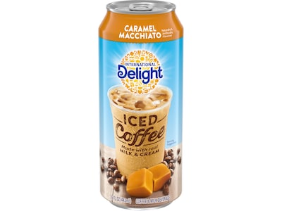 International Delight Iced Caramel Macchiato Coffee, 15 fl. oz., 12/Carton (157668)