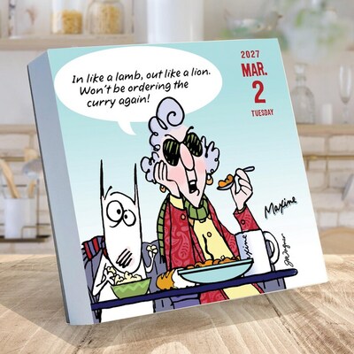 2027 TF Publishing Maxine Daily 5.25 x 5.25 Daily Day-to-Day Calendar, Multicolored (27-3014)