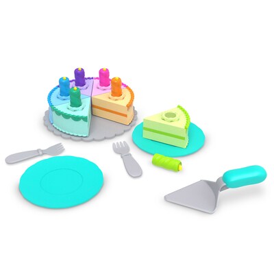 Learning Resources New Sprouts Serve & Share Birthday Cake, Assorted Colors (LER9758)