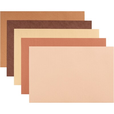 Prang Shades of Me 12" x 18" Construction Paper, Assorted Colors, 50 Sheets/Pack, 5 Packs (PAC9512-5)