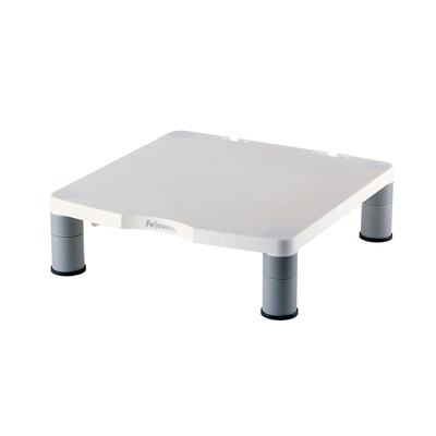 Fellowes Standard Adjustable Monitor Riser, Up to 32, Platinum (91712)
