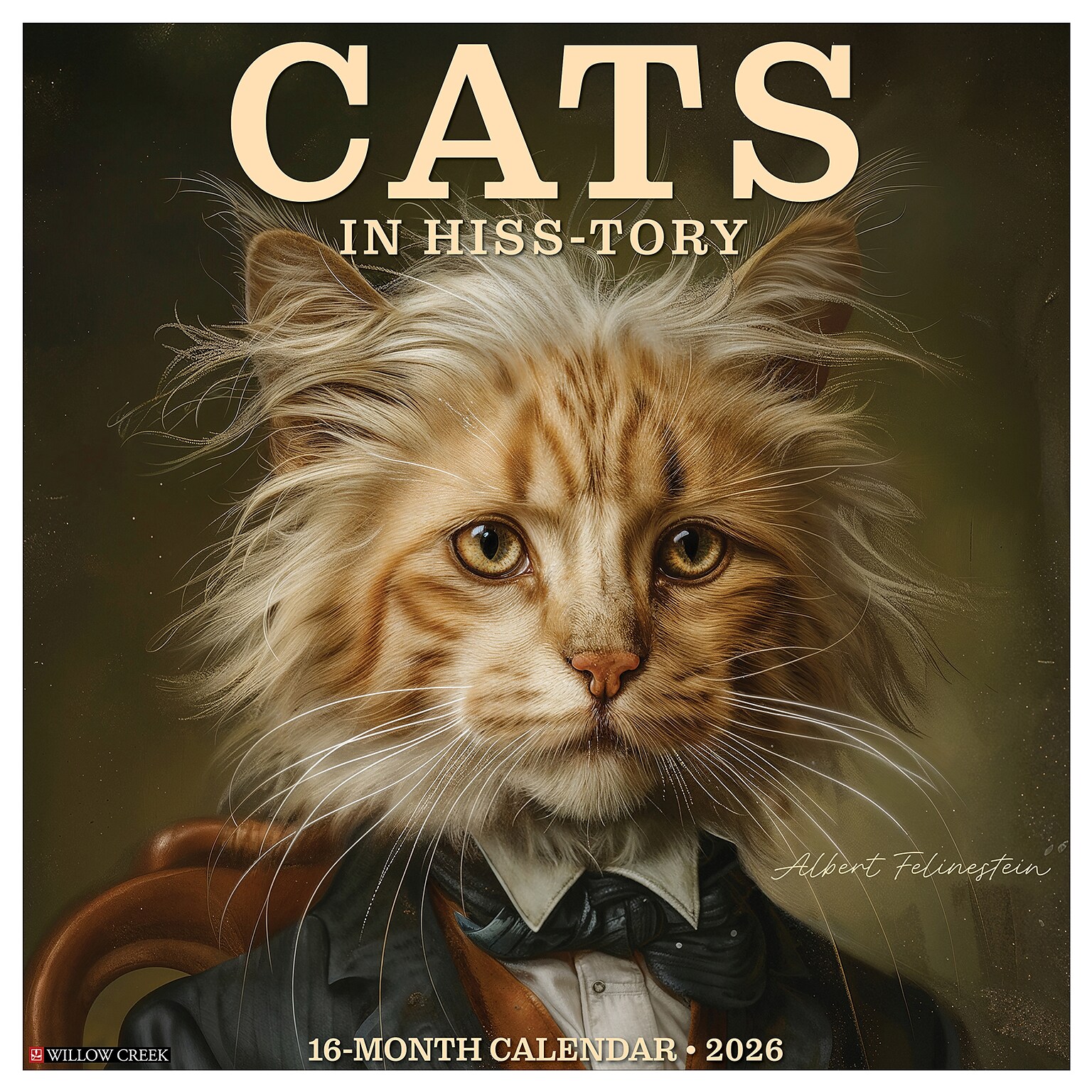 2026 Willow Creek Cats in Hiss-tory 12 x 12 Monthly Wall Calendar (55717)