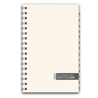 2027 Excello Brands 5.8" x 8" Weekly & Monthly Standard Planner, Paperboard Cover, Frosted (ESPL-CY27-58)