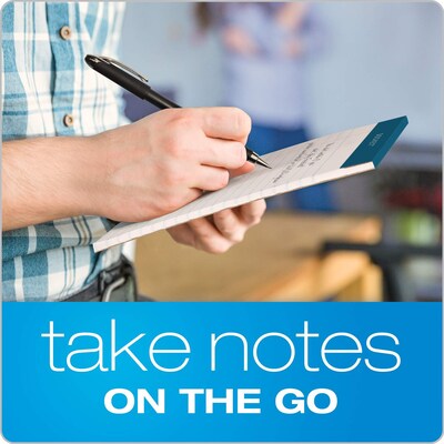 TOPS Docket Notepads, 5" x 8", Narrow Ruled, White, 50 Sheets/Pad, 12 Pads/Pack (TOP 63360)