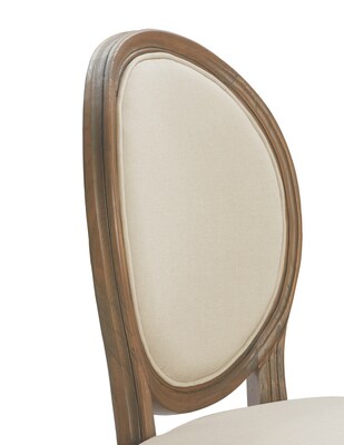 Finch Elmhurst Round Back Dining Chair, Cream, 2/Set (CHR10072A)
