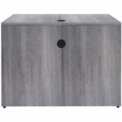 Lorell Essentials 23.62"D x 41.37"W Rectangular Bridge, Weathered Charcoal (LLR69529)
