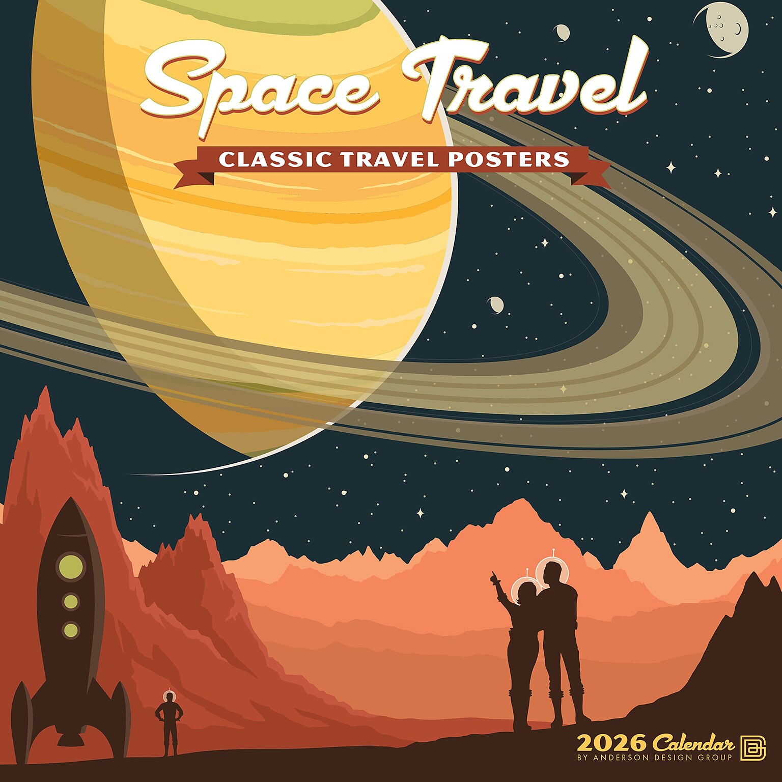 2026 Willow Creek Space Travel 12 x 12 Monthly Wall Calendar (52877)