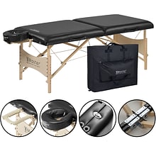 Master Massage 30 Balboa Pro Portable Massage Table Package Black (21005)