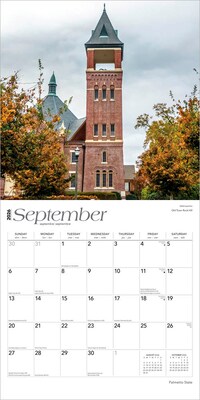 2026 BrownTrout Palmetto State South Carolina Places 12" x 12" Monthly Wall Calendar (9798330705061)