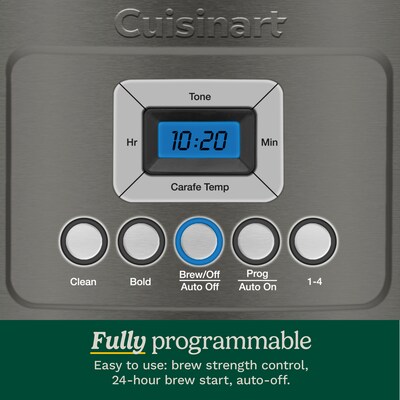 Cuisinart 14-Cups Automatic Coffee Maker, Black (DCC3200BKSNAS)