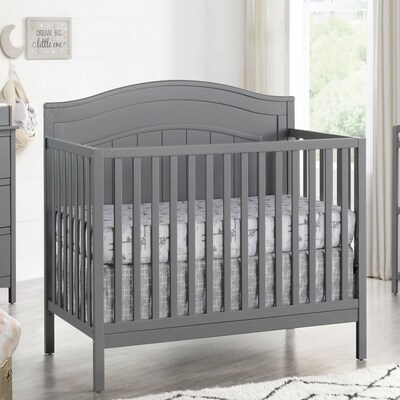 Oxford Baby Nolan 4 in 1 Convertible Crib - (Dove Gray)