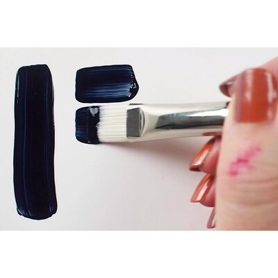 Silver Brush Bristlon Short Handle Brights Brushes, 4/Set (SLVBR1959)