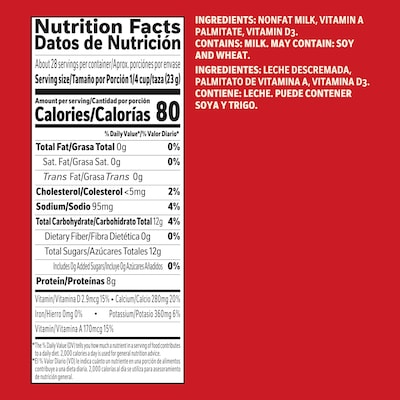 Carnation Non-Fat Dry Milk, 75oz (12602464)