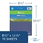 Roaring Spring Paper Products BioBased 1-Subject Professional Notebooks, 11.5" x 8.5", College Ruled, 70 Sheets, Each (13363)