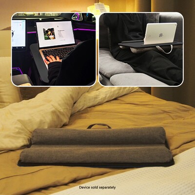 SaharaCase Premium Portable Lap Desk with Cushion, Black/Gray (LT00074)