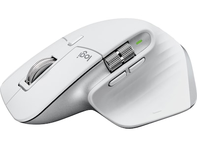 Logitech MX Master 3S for Mac Wireless Optical Bluetooth Mouse, Pale Gray (910006570)