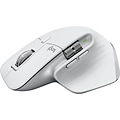 Logitech MX Master 3S Wireless Optical Bluetooth Mouse for Mac, Pale Gray (910006570)