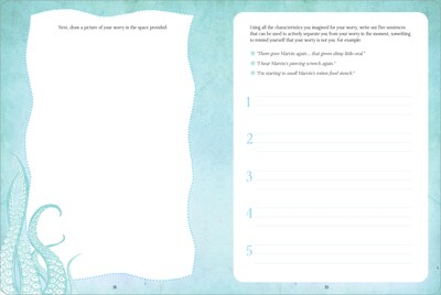 Quarto Find Your Calm Anxiety Guided Journal, 6.7" x  9", Green, 160 Pages (9781577152996)
