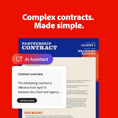 Adobe Acrobat AI Assistant for 1 User, Windows and MAC, Download, 30009449