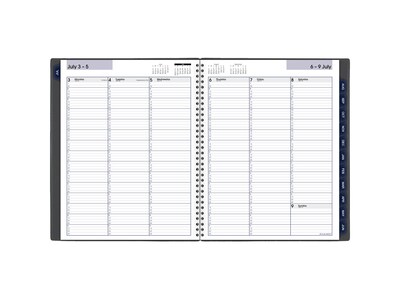 2023-2024 AT-A-GLANCE DayMinder 8.5 x 11 Academic Weekly & Monthly Appointment Book, Charcoal (AYC