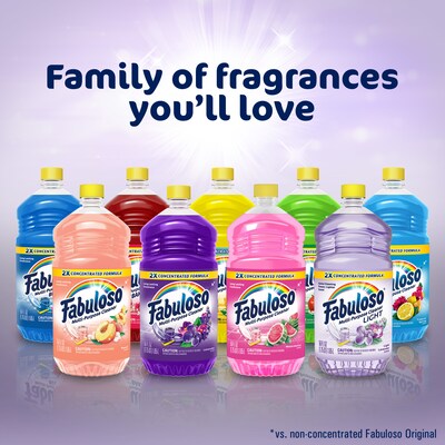 Fabuloso Multi-Purpose Cleaner, 2X Concentrated Formula, Light Lavender Scent, 56 fl. oz. (61045945)