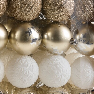 National Tree Company First Traditions Collection 96-Piece Christmas Ball Ornament Set (FRT100-AH112612)