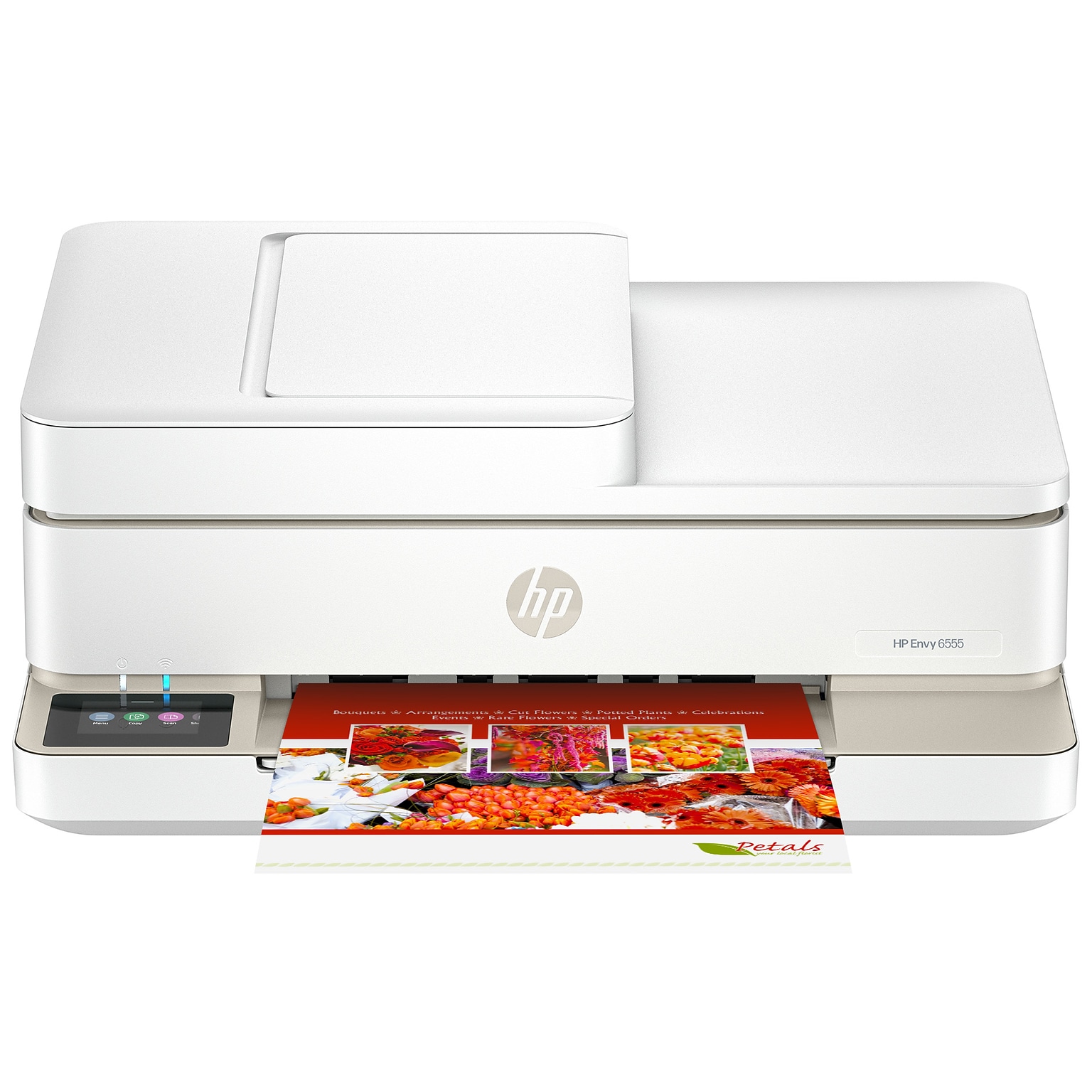 HP Envy 6555e Wireless Color All-in-One Printer, Scan, Copy, 3 Months Free Instant Ink, AI Enabled (714N5A)