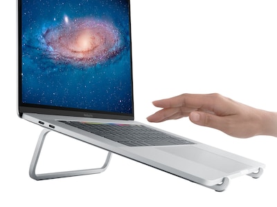Rain Design mBar 8.8" x 10.4" Aluminum Laptop Stand, Silver (10080)