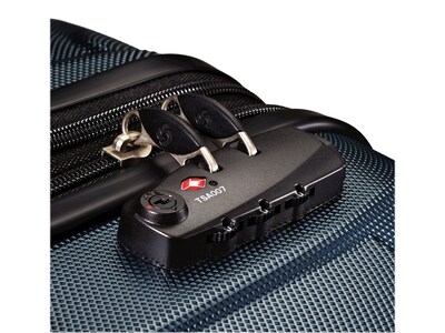 Samsonite Omni PC Polycarbonate 4-Wheel Spinner Luggage, Teal (68309-2824)