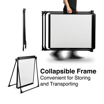 Quill Brand® Flip Chart Easel, Black Steel (28216US/50444US)