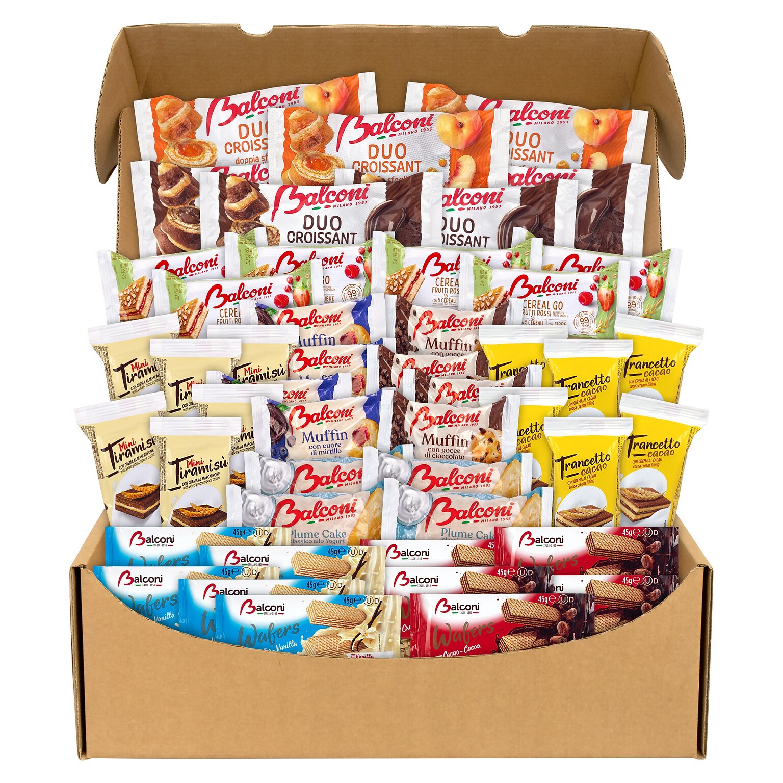 Snack Box Pros Balconi Authentic Italian Pastry Snack Box, 47/Box (700-00184)