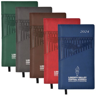 Custom Duo Patriot Pocket Weekly Calendar