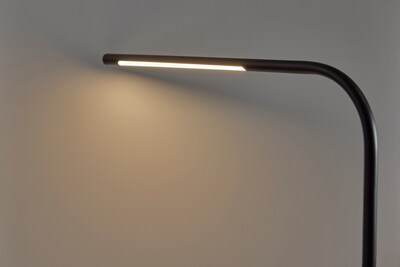 Adesso Cullen LED Desk Lamp, 24"H, Black (4353-01)
