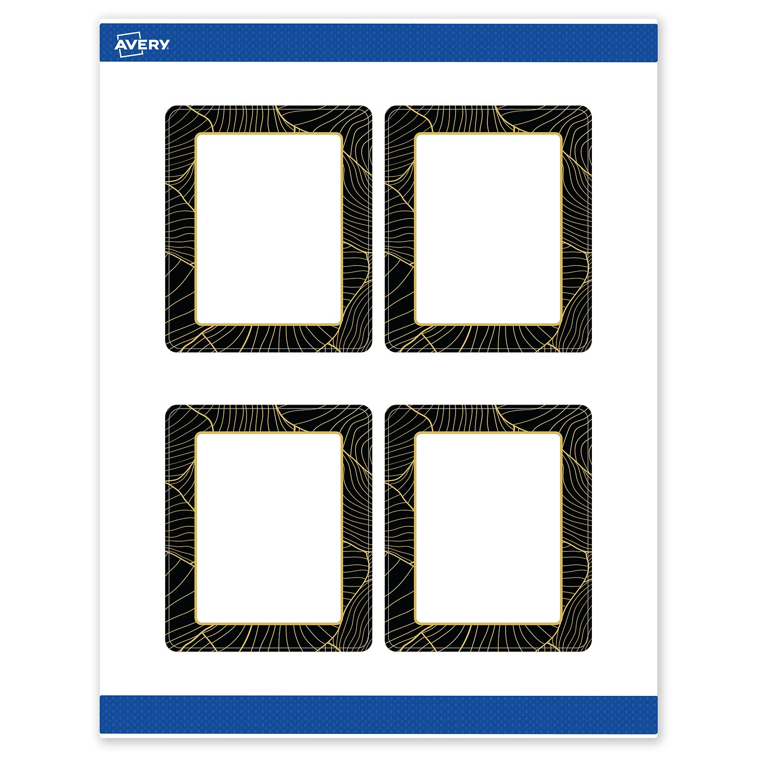 Avery Laser/Inkjet Rectangle Multipurpose Labels, 4 x 3-1/3, White, 40/Pack (S00ETG)