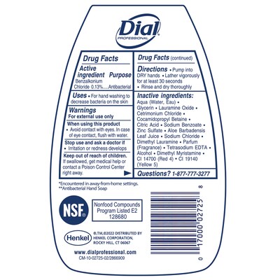 Dial Complete Antibacterial Foaming Hand Soap, Original, 7.5 Oz., 8/Carton (02936)