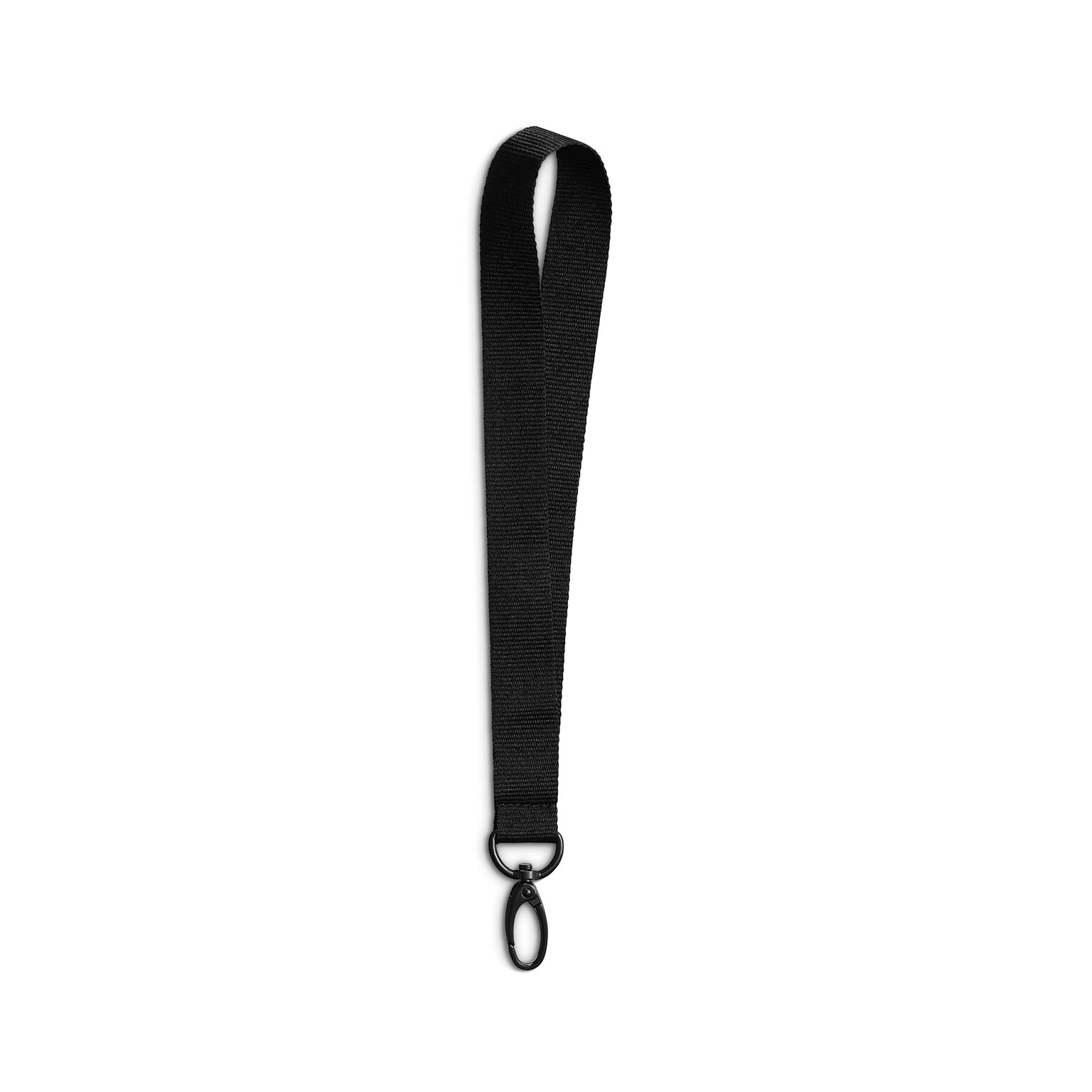 Staples Wrist Lanyard, 9 Length, Nylon, Black (51920)