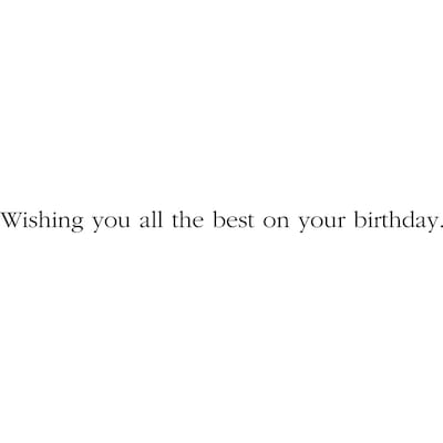 Best Day Ever Birthday Greeting Cards; Stock Verse Included; Boxed Set of 25 Cards and Envelopes