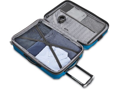 Samsonite Centric 2 Polycarbonate 4-Wheel Spinner Luggage, Caribbean Blue (133033-2479)