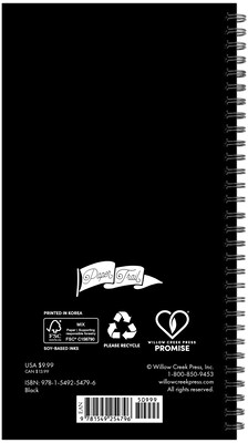 2025-2026 Willow Creek 3.5 x 6.5 Academic Year Weekly Planner, Black (54796)