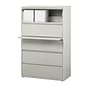 Quill Brand® Commercial 5 File Drawers Lateral File Cabinet, Locking, Gray, Letter/Legal, 36"W (21746D)