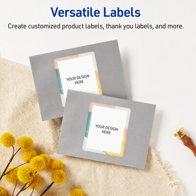 Avery Rectangle Laser/Inkjet Multipurpose Labels, 4" x 3-1/3", White, 40/Pack (19479371102)