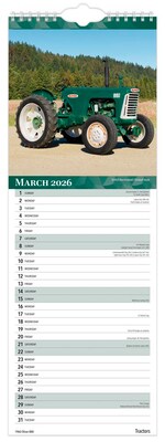 2026 BrownTrout Tractors 5.88" x 16.5" Monthly Wall Calendar (9798330705924)