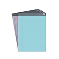 TRU RED™ Notepads, 8.5 x 11.75, Wide Ruled, Pastels, 50 Sheets/Pad, 6 Pads/Pack (TR57363)