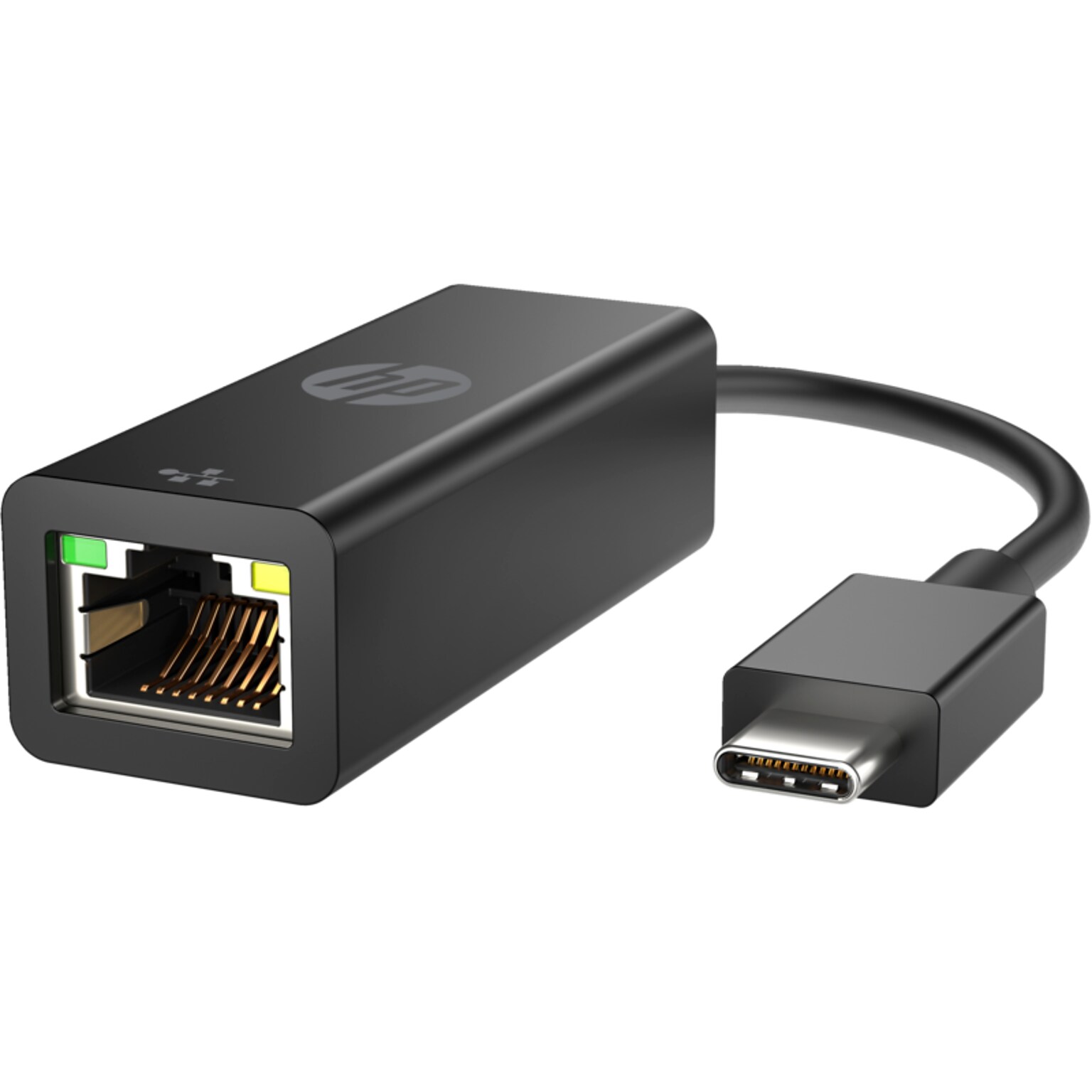 HP USB-C to RJ-45  Adapter, Female to Male, Black  (4Z527AA)