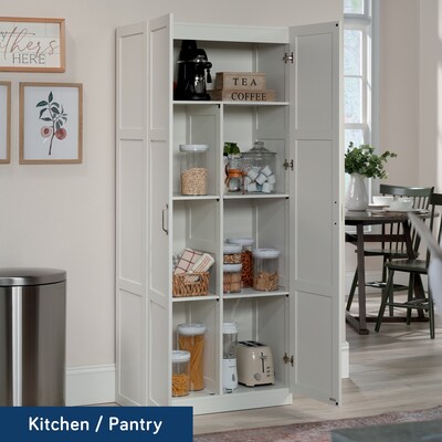 Sauder Select 71H Storage Cabinet, White (419636)